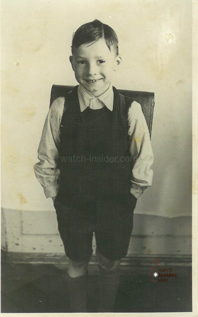 Pupil Kurt Klaus at the age of seven.