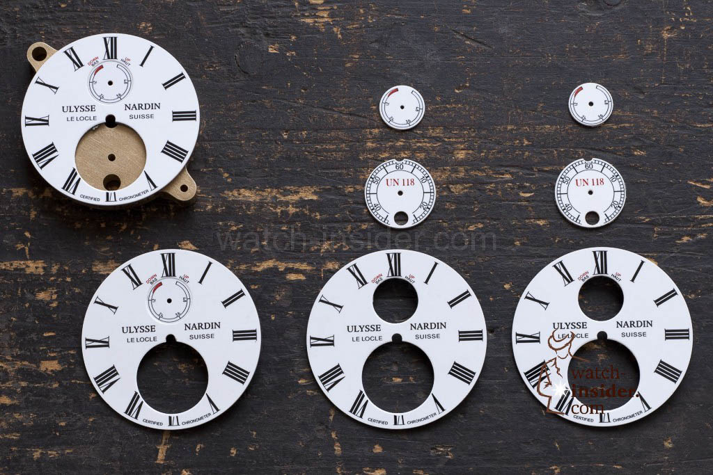 Dials ready for assembly