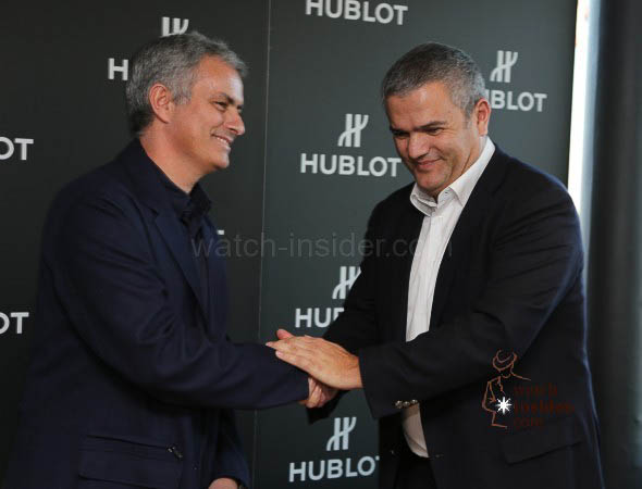 José Mourinho and Hublot CEO Ricardo Guadalupe