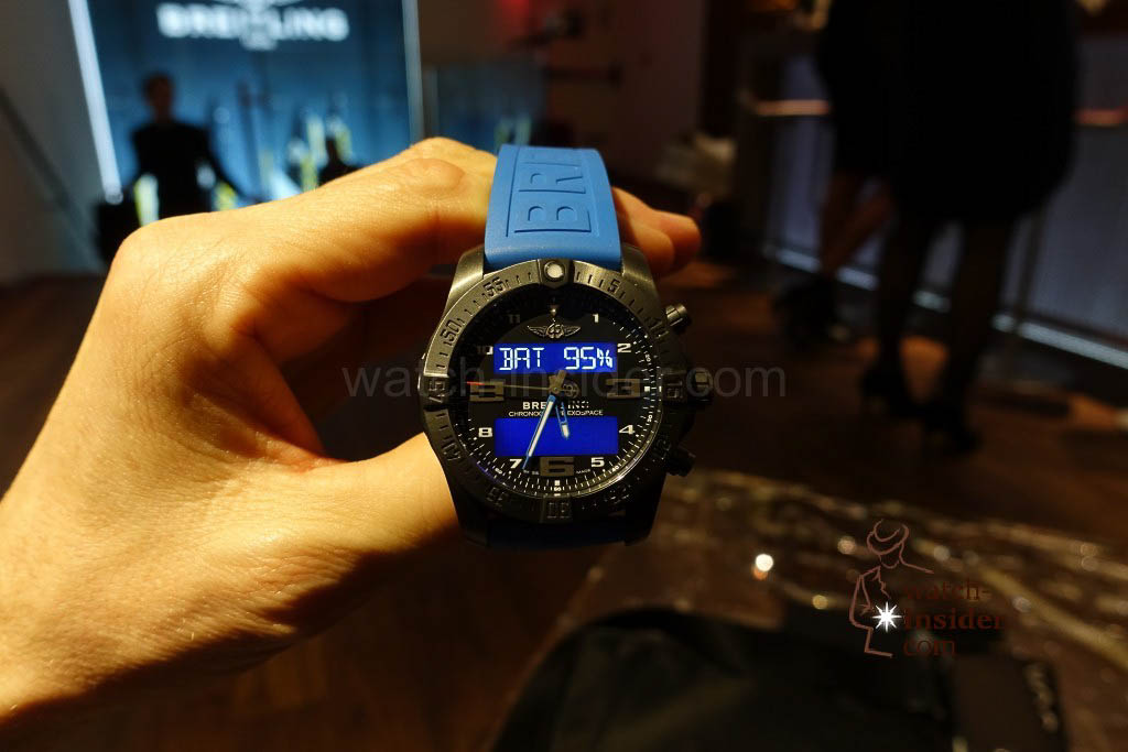 Breitling Exospace B55 Connected: Battery level