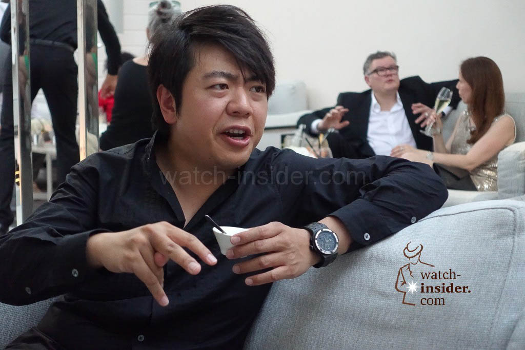 Lang Lang was in a very good mood and so friendly - all day long until late at night...