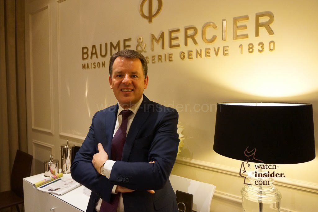 Alain Zimmermann, CEO of Baume & Mercier