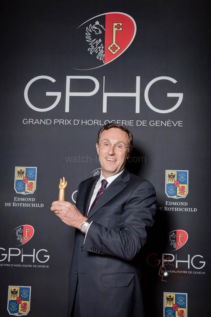 Philippe-E. Peverelli, the CEO of Tudor.  Copyright: GPHG 2013