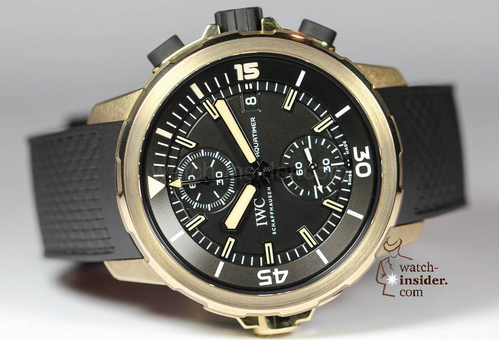 IWC Aquatimer Chronograph Edition “Expedition Charles Darwin”. For the first time ever, IWC makes use of bronze for a watchcase