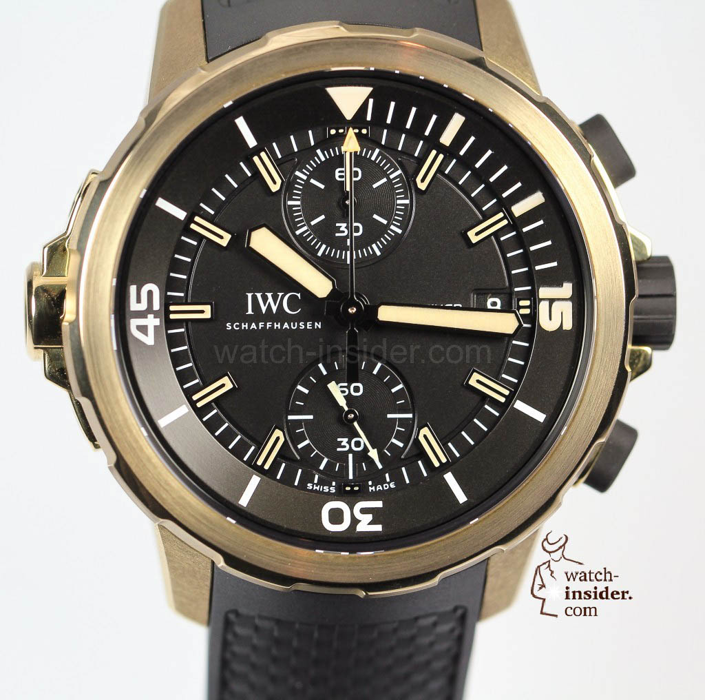 IWC Aquatimer Chronograph Edition “Expedition Charles Darwin”. For the first time ever, IWC makes use of bronze for a watchcase