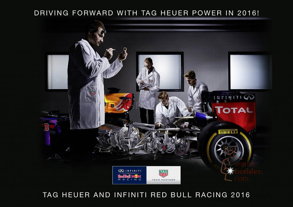 TAG Heuer signs the Red Bull Racing Formula 1 Team