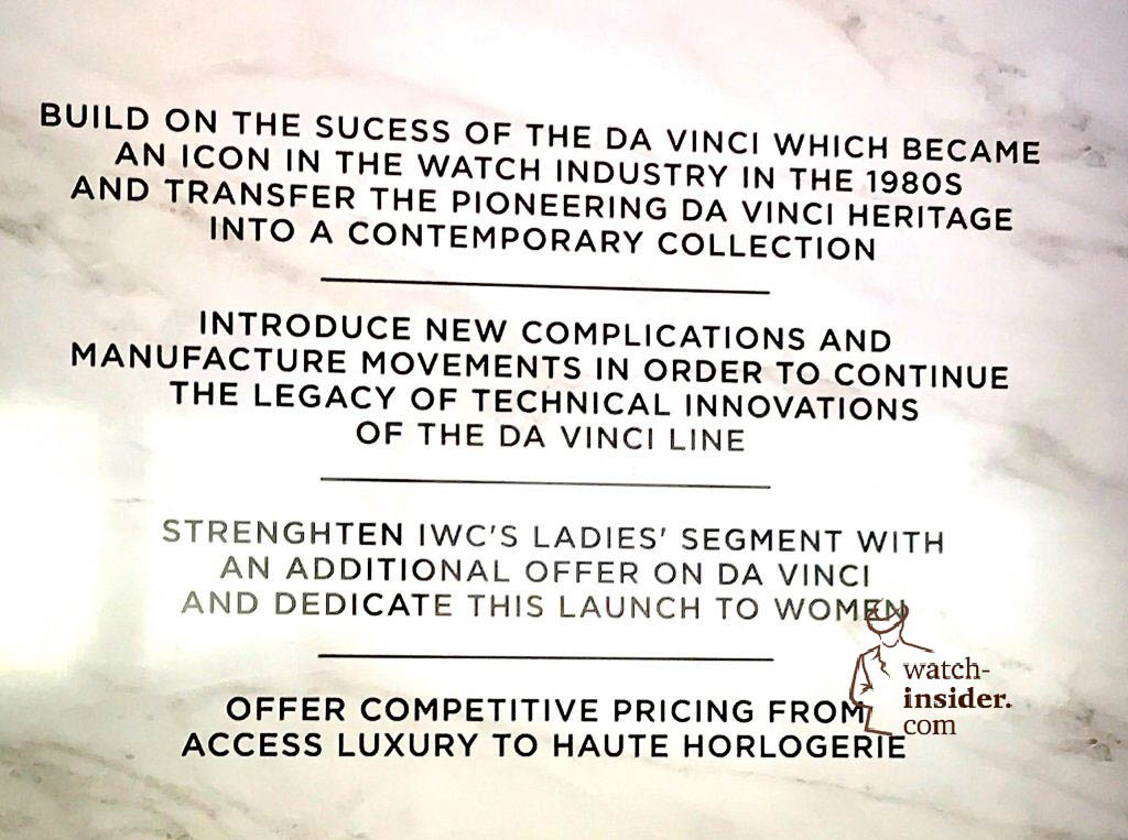 The key facts of the IWC Schaffhausen Da Vinci