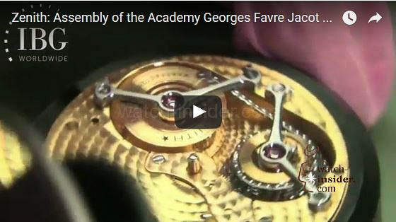 Zenith Assembly Georges Favre Jacot movement